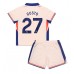 Maillot de foot Chelsea Malo Gusto #27 Extérieur vêtements enfant 2024-25 Manches Courtes (+ pantalon court)